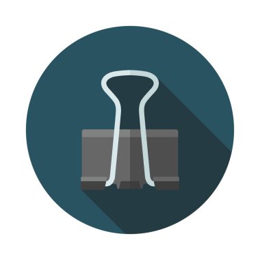 Ciltçi klibini düz simgesi