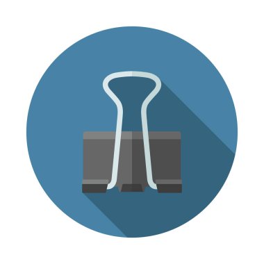 Ciltçi klibini düz simgesi