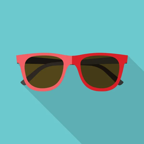 Sunglasses icon. Flat design style. — Stock Vector