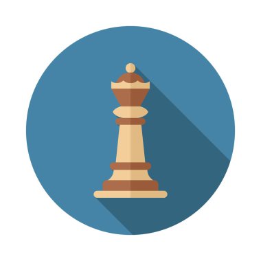 Modern düz satranç simgesi