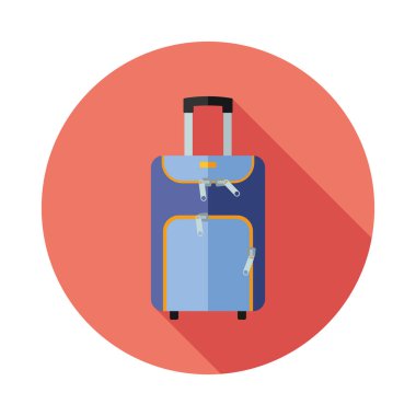 Seyahat çanta düz simgesi