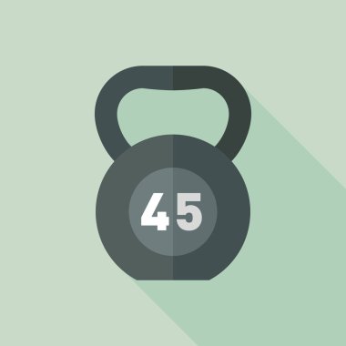 Vektör Ağırlığı Kilogram Simgesi