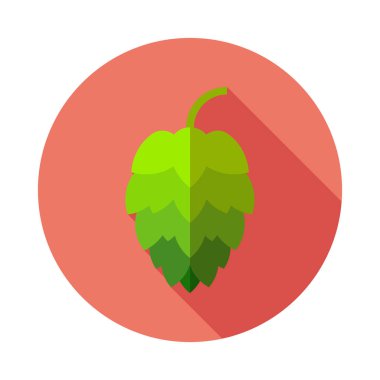 Hop uzun gölge düz simgesiyle 