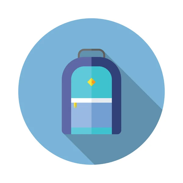 Backpack icon. Flat design — Stock Vector