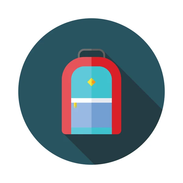 Icône de sac à dos. design plat — Image vectorielle