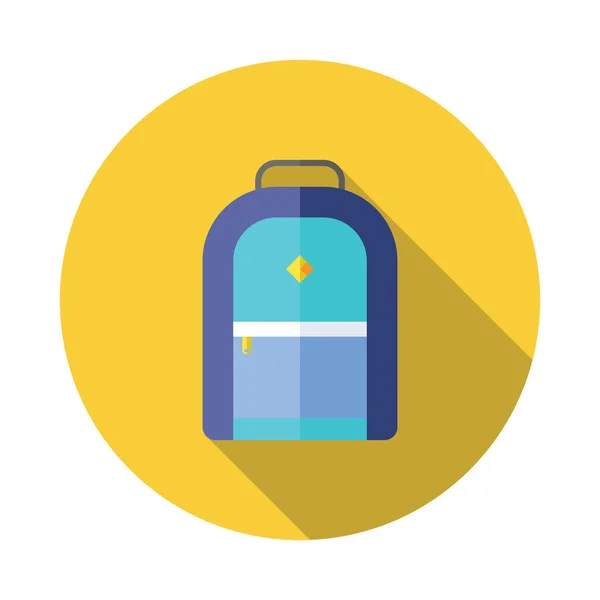 Icône de sac à dos. design plat — Image vectorielle
