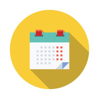 평면 벡터 달력 아이콘