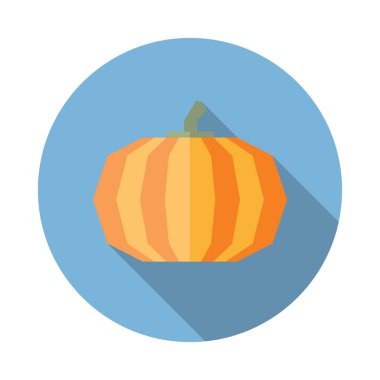 uzun gölgeler ile kabak simgesi