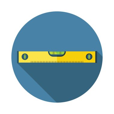 Bina düzey simgesi. Kabarcık düzey simgesi. Düz vektör çizim