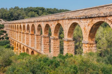 Aqueduct 'Pont del Diable' ı. İspanya, Tarragona.
