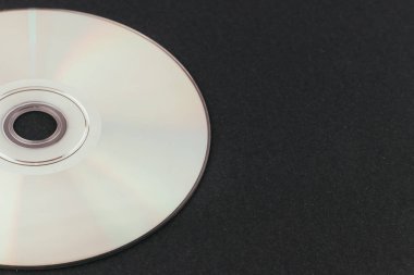 Bilgisayar disk üzerinde siyah bir arka plan