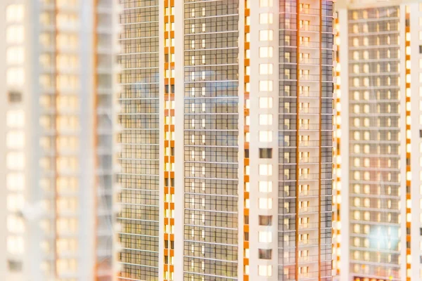 Modelo de edificio residencial de varios pisos — Foto de Stock