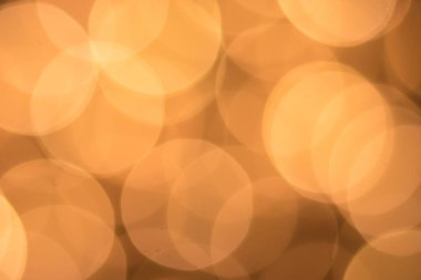 Bulanık sarı çelenk. Arka plan ile bokeh