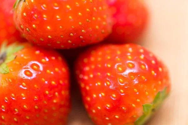 Close Strawberries Table — Stock Photo, Image