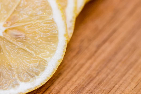 Close Sliced Lemons — Stock Photo, Image