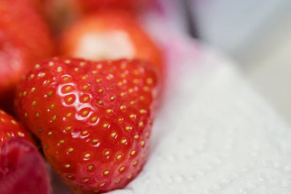 Close Strawberries — Stock Photo, Image