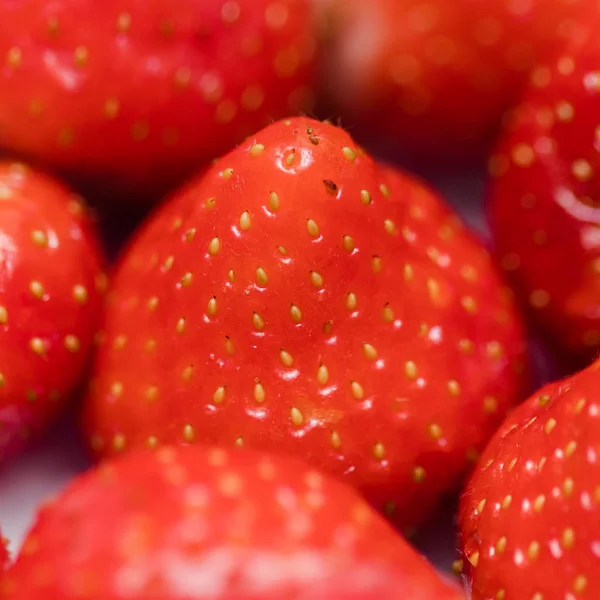 Close Strawberries — Stock Photo, Image