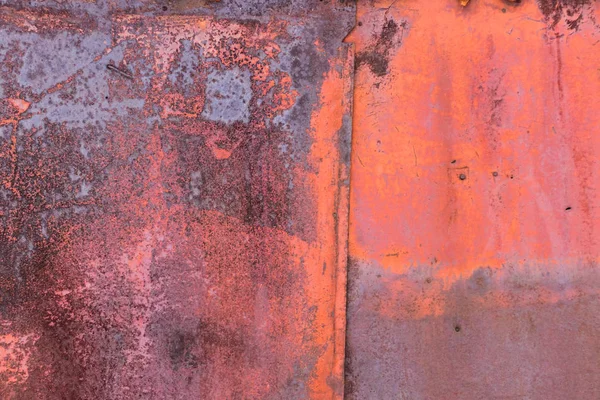 Beyaz metal yüzey pas ile. Arka plan