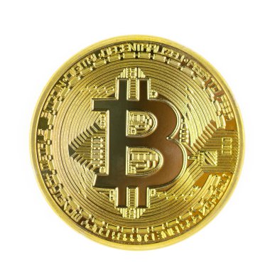 İzole Bitcoin. Yakın çekim