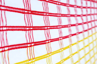 Kırmızı ve sarı çizgili arka plan doku