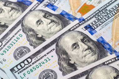 Yeni bir yüz dolar faturaları arka plan