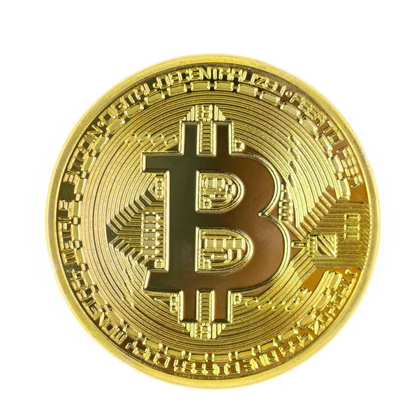 Bitcoin Aislado Primer Plano — Foto de Stock