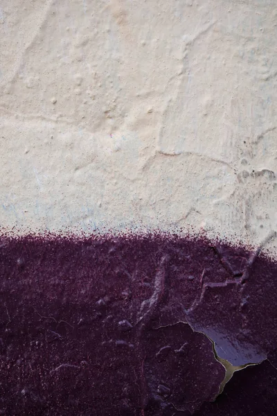 米色和樱桃色石膏墙的质感. — 图库照片