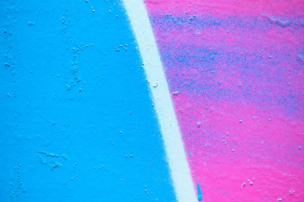 Абстрактна Металева Текстура Розпилювачем Синьої Рожевої Білої Лінії Фарби Крупним — стокове фото