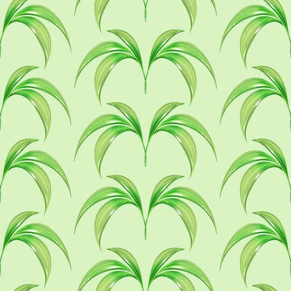 Yaz yaprakları. Dikişsiz yeşil desen