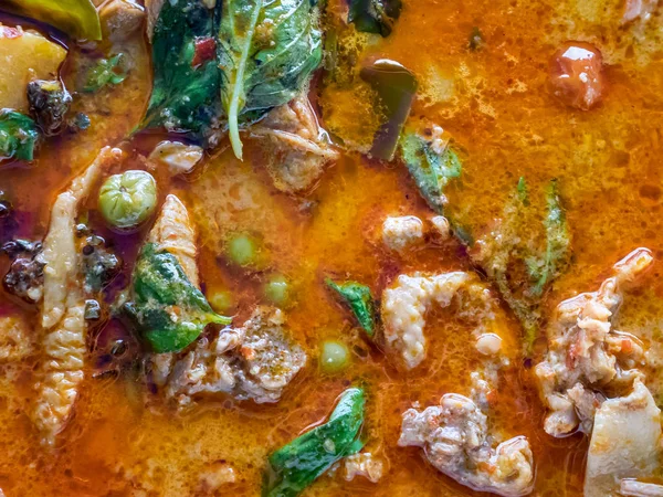 The delicious Panaeng curry with pork. (Thai food) — Stock Photo, Image