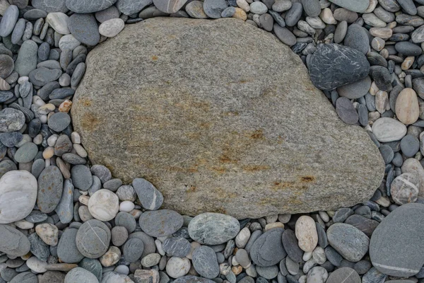 Wzór Tła Żwirowych Kamieni Kamiennej Plaży Hualien Tajwan Obrazek Stockowy