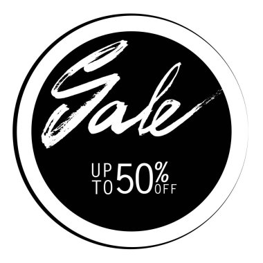 Satılık ifade reklam vektör vektör, izole siyah arka plan vektör çizim için dükkanı ve Pazar üzerinde