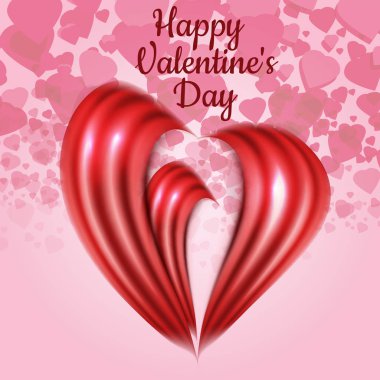 Asbstract arka plan aşk, Davetiyeler, el ilanları, afişler, izole kırmızı kalp smear şeritler