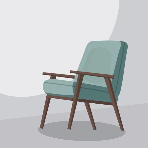 Židle kreslený, izolované vektorové ilustrace, šablony pro animatoin — Stockový vektor