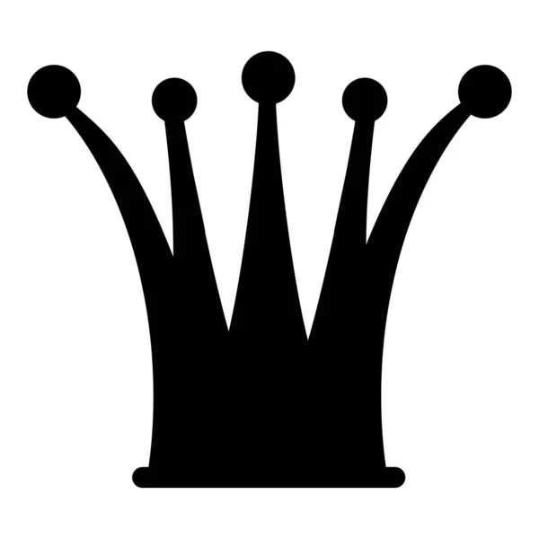 Crown Icon Royal, luxusní symbol King, Queen. Vektorové ilustrační logo, aplikace, izolované Ui — Stockový vektor