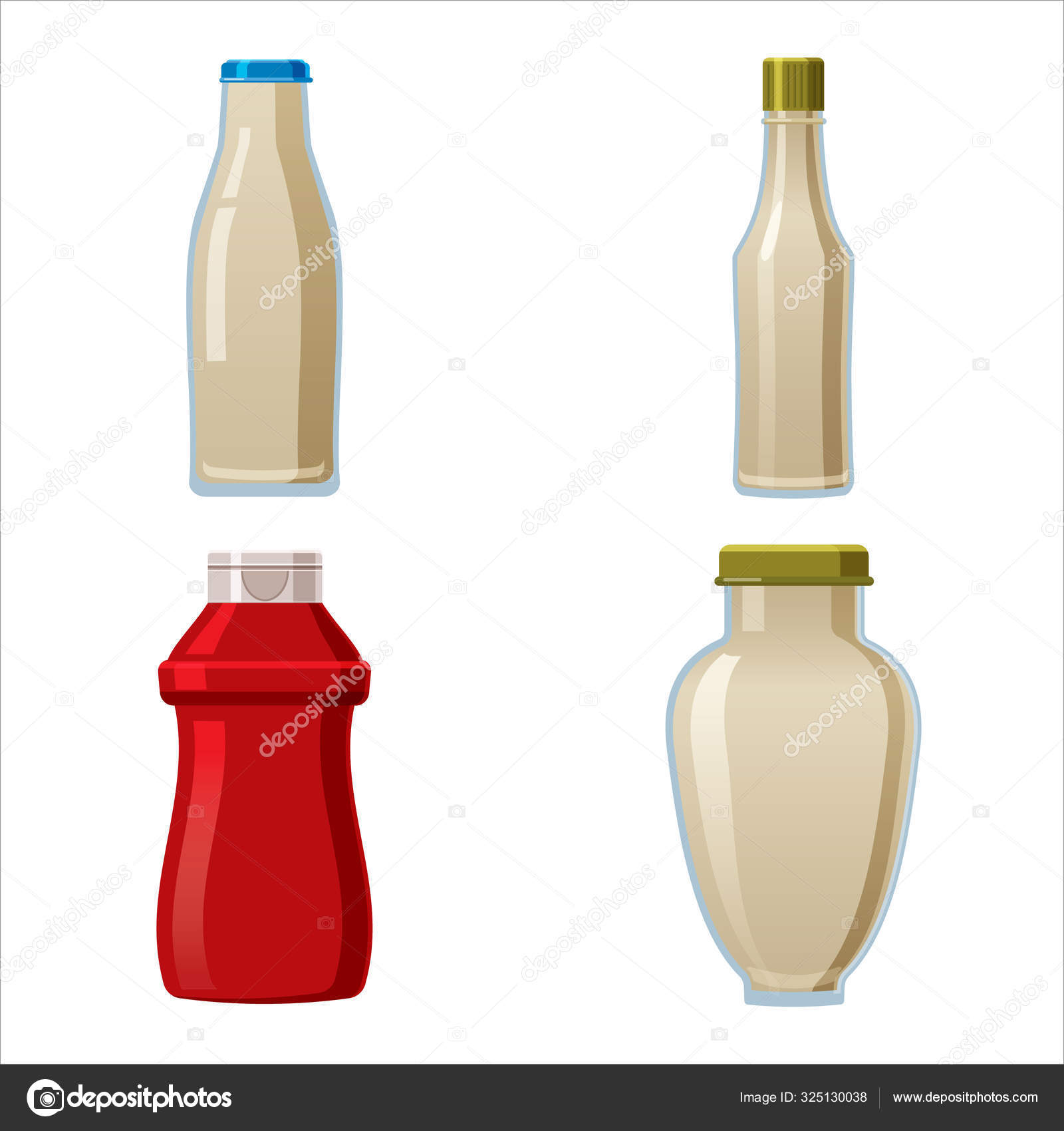 Download Bottles Sauce Set Wasabi Ketchup Mayonnaise Creamy Sauces Food Template Mock Up Plastic Packaging Glass Bottle Vector Cartoon Style Illustration Isolated White Background Vector Image By C Valerihadeev Vector Stock 325130038