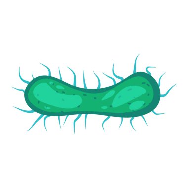 Bacteria germs microorganisms disease-causing objects pandemic microbes, fungi infection. Vector isolated illustration cartoon style icon