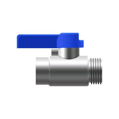 Kapakçık topu, tesisat, metal borular. Kapakçık suyu, petrol, gaz boru hattı, kanalizasyon boruları. İnşaat ve endüstriyel basınç tesisatı. Vektör illüstrasyonu gerçekçi biçimi izole edildi