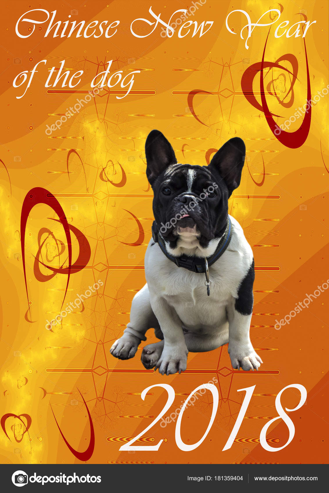 2018 Chinese New Year of the dog — Stock Photo © ivanoel 181359404