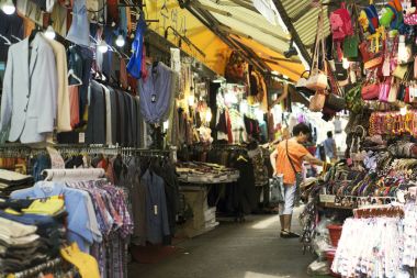 Seoul, Güney Kore 6 Ağustos 2016 Namdaemun Pazar