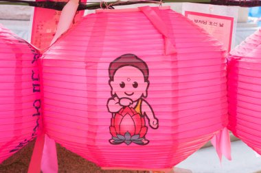 Seoul, Güney Kore - 28 Mayıs 2017: Jogyesa Tapınağı