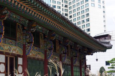 Seul Güney Kore - 22 Ekim 2017: Kasımpatı Festivali Seul, Güney Kore jogyesa Tapınağı'nda.      