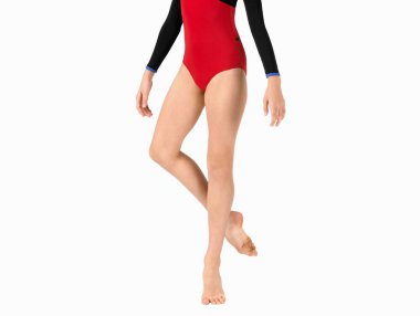 Güzel sivri uçlu çıplak ayak