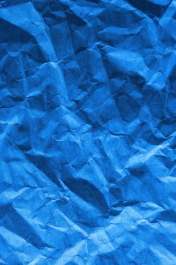 Mavi buruşuk kağıt 