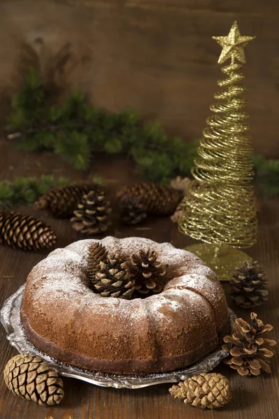 クリスマス ブント ・ ケーキ — ストック写真