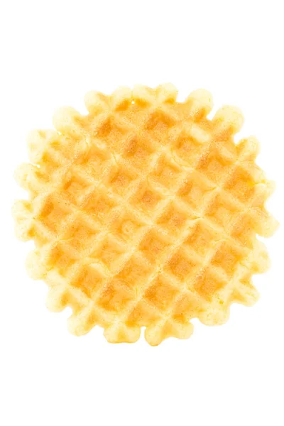 Single waffle isolated — Stock Photo, Image