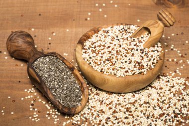 Quinoa ve chia tohum