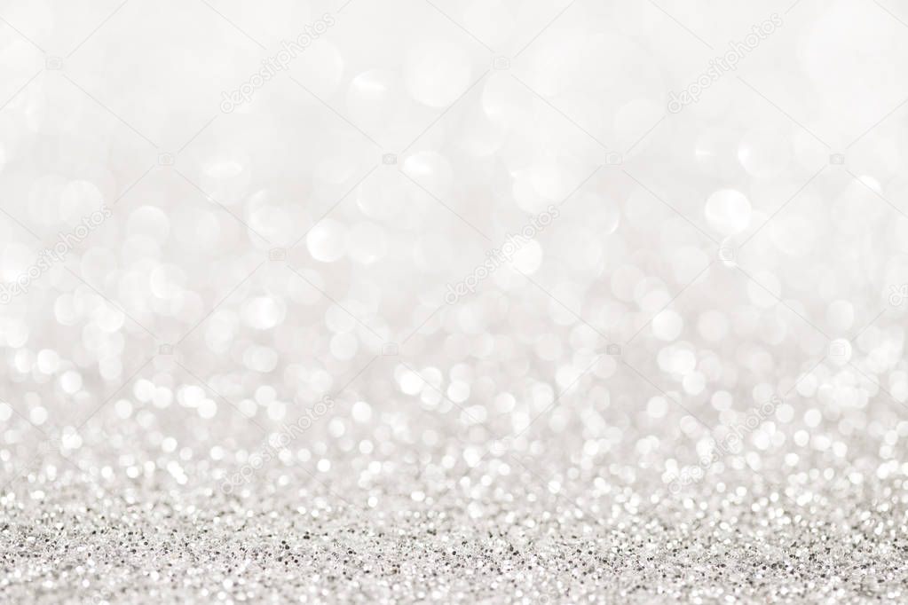Silver glitter light