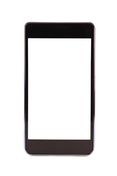 Mobiele Telefoon Een Witte Achtergrond — Stockfoto