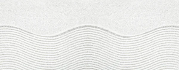 Padrão Zen Areia Branca — Fotografia de Stock